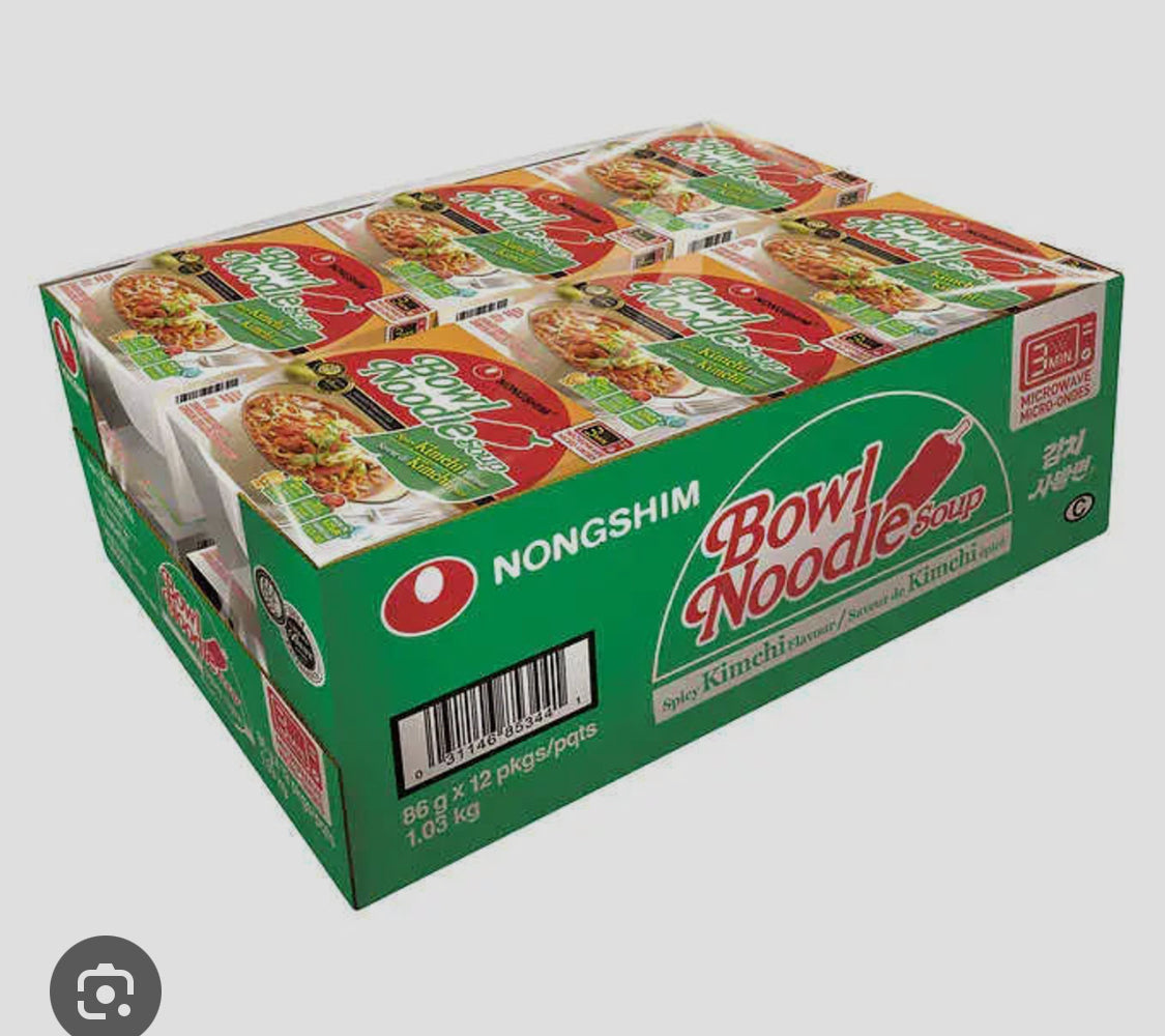 NONGSHIM NOODLES SPICY KIMCHI FLAVOR