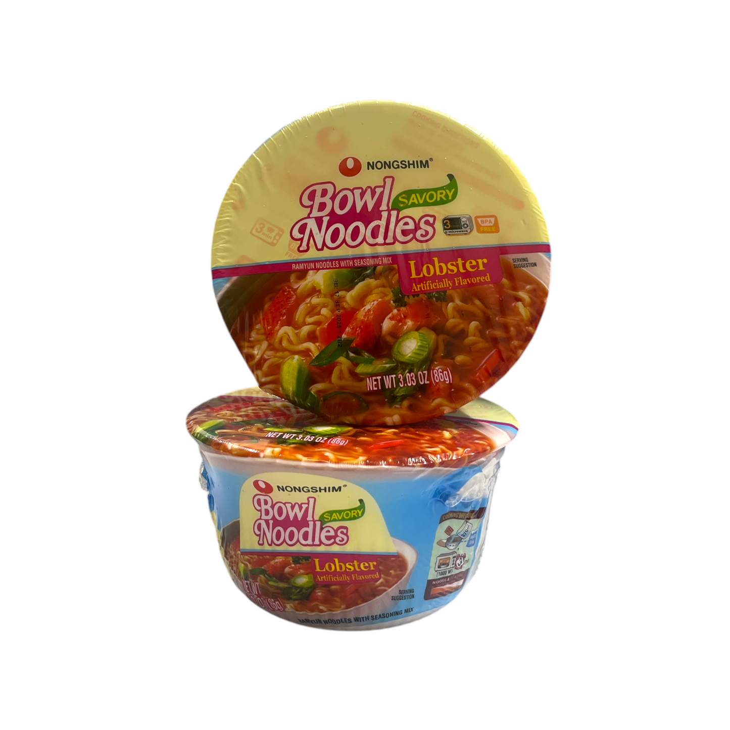 NONGSHIM BOWL NOODLES LOBSTER FLAVOR