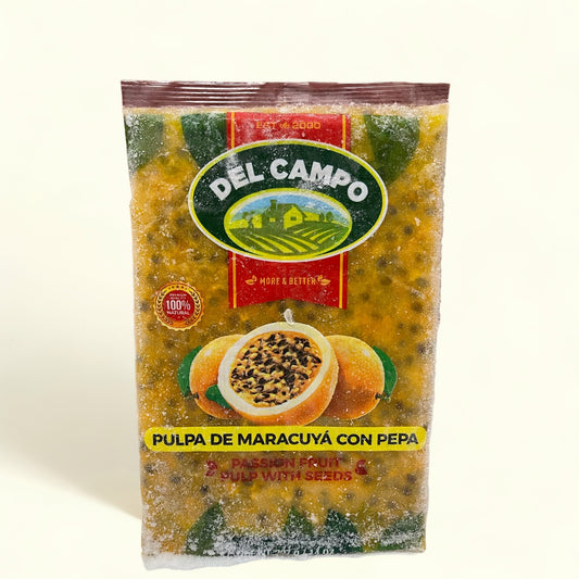 Pulpa de Maracuya / Passion Fruit  Pulp with Seeds  32 oz